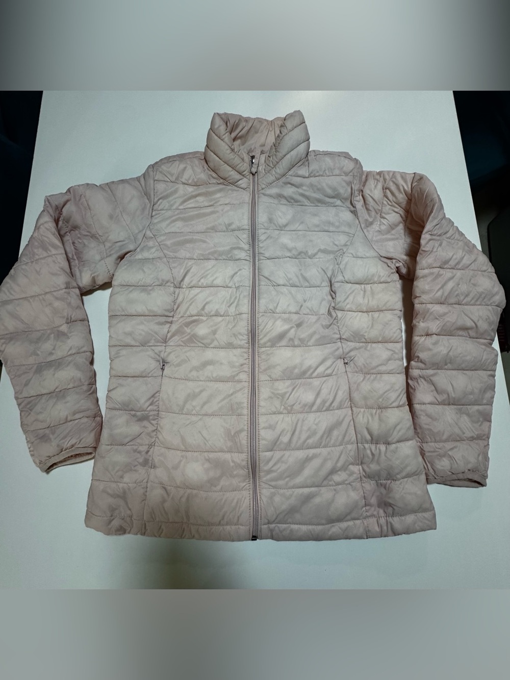 Amazon Essentials Women's Light Pink Quilted Packable Puffer Jacket, S
